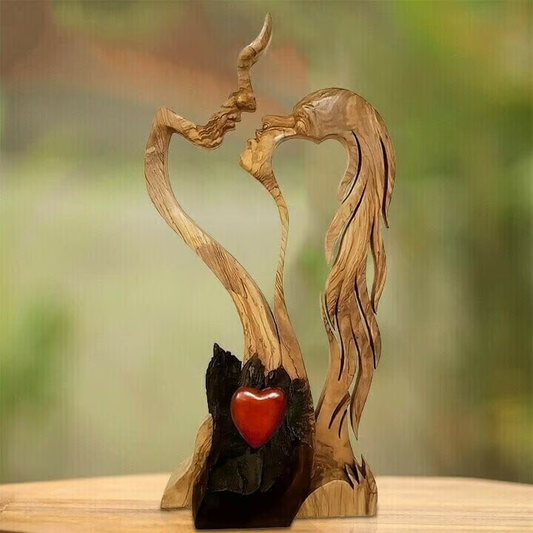 Love eternal wooden decoration ornaments